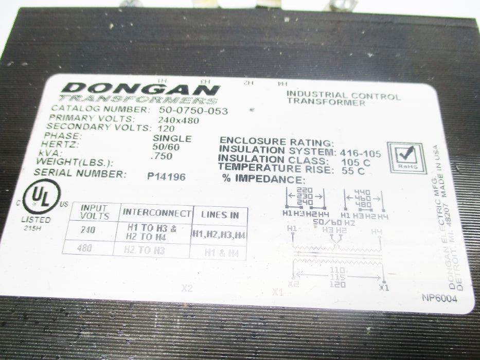DONGAM 50-0750-053 .750KVA NUPI