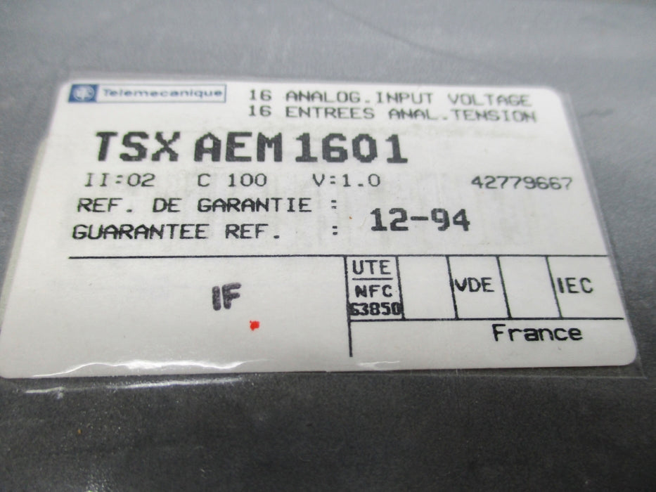 TELEMECANIQUE TSXAEM1601 NSMP