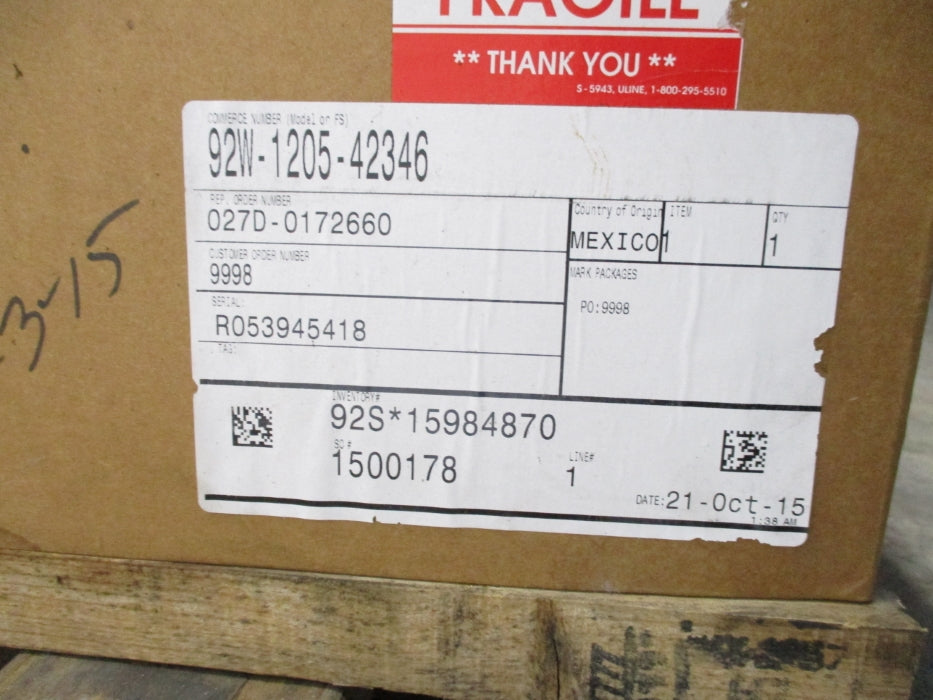 FISHER 92W-1205-42346 NSFS