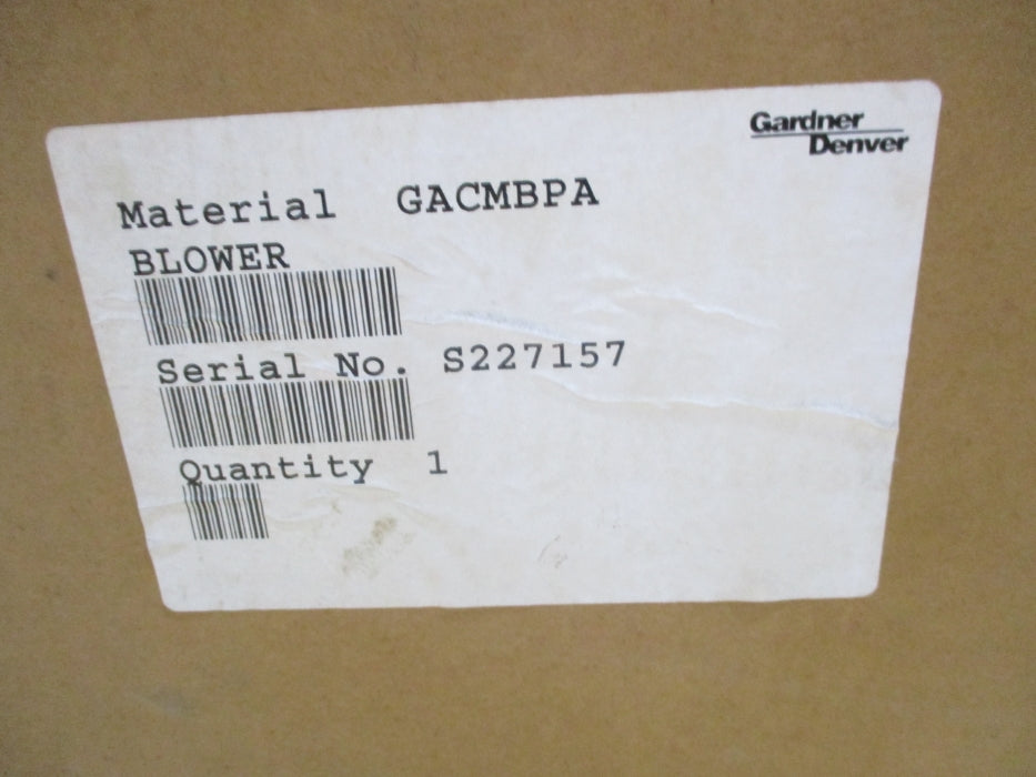 GARDNER DENVER GACMBPA 4MP NSMP