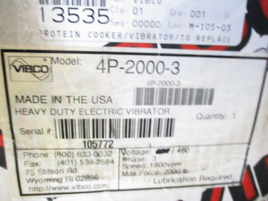 VIBCO 4P-2000-3 NSMP