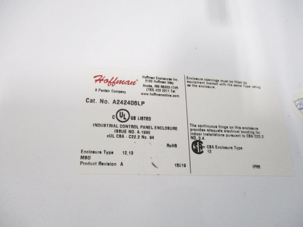 HOFFMAN A242406LP NSMP