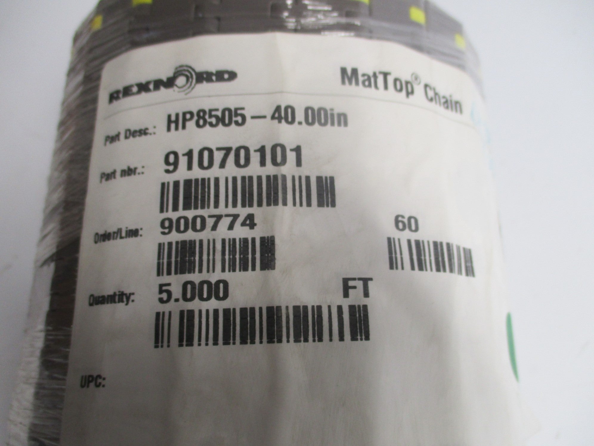 REXNORD HP8505-40.00IN 91070101 5' NSNP