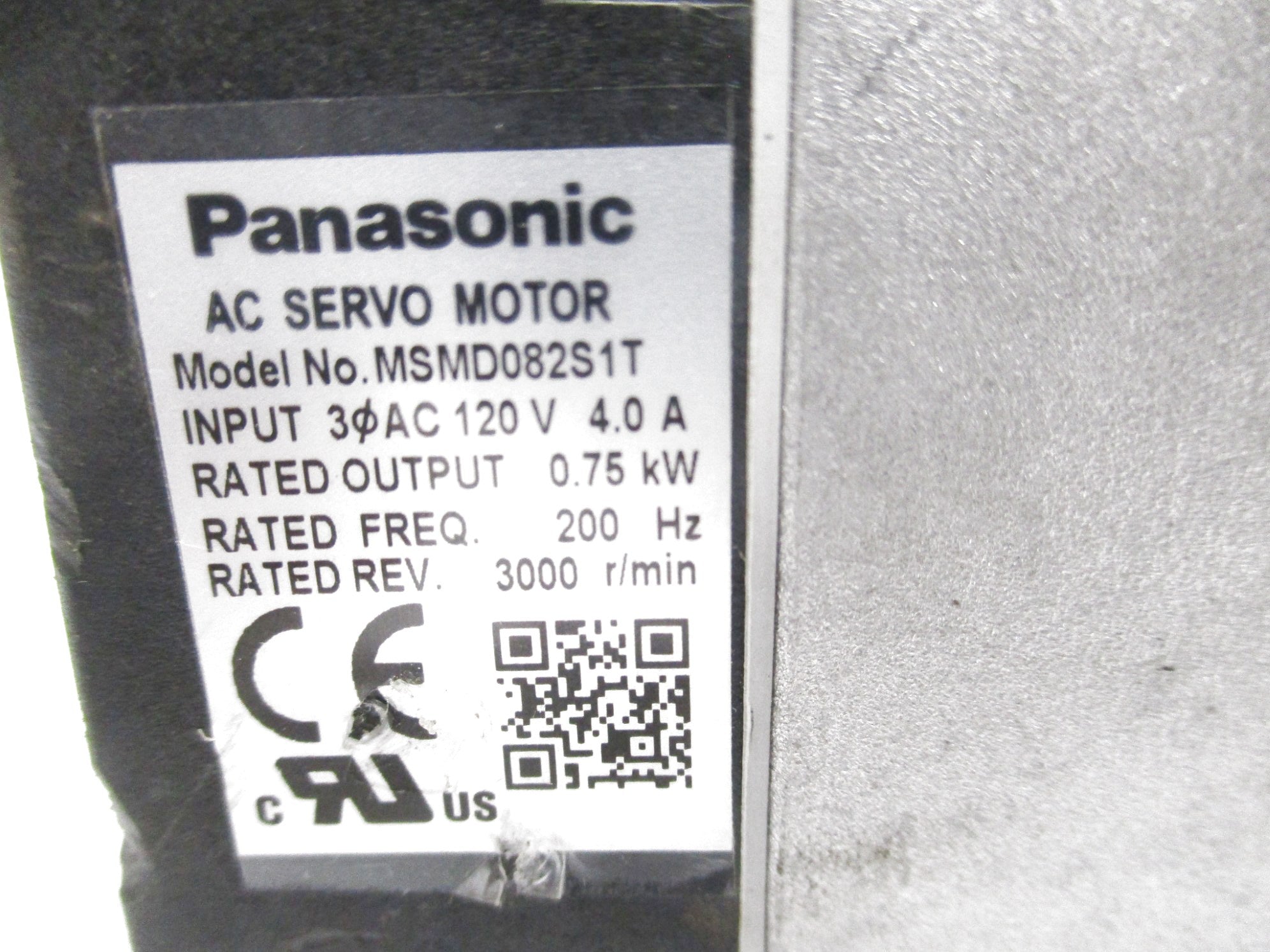 PANASONIC MSMD082S1T 120V 4.0A UNMP
