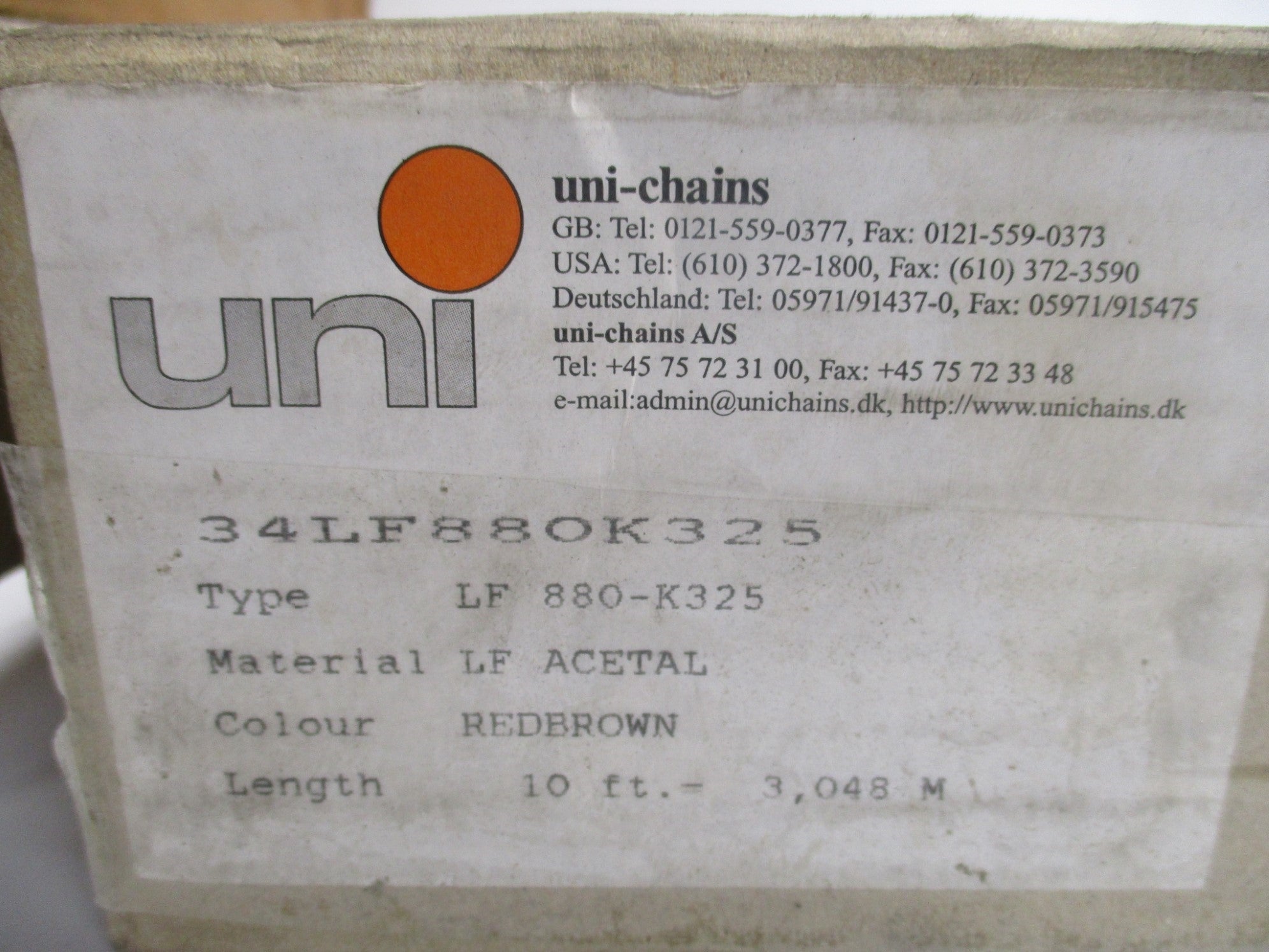 UNI-CHAIN 34LF880K325 NSMP