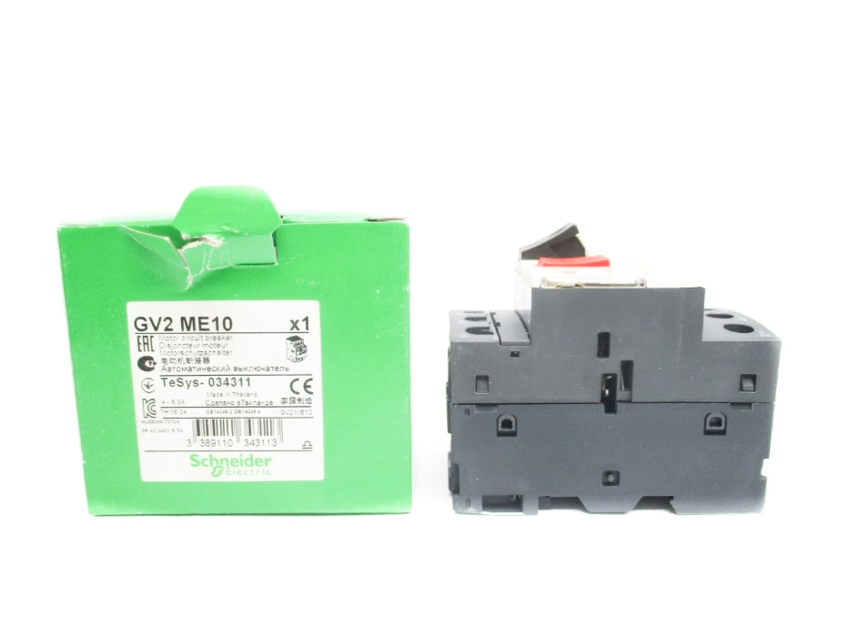 SCHNEIDER ELECTRIC GV2ME10 600VAC 4-6.3A NSMP