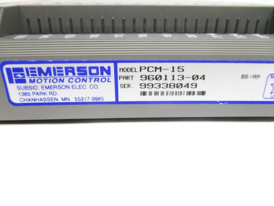EMERSON PCM-15 960113-04 NSMP