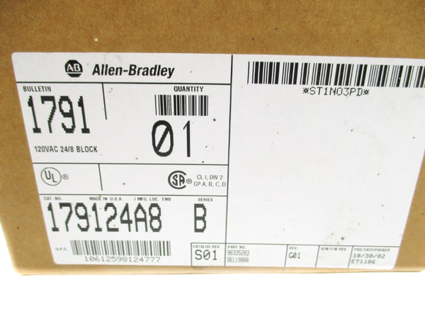 ALLEN BRADLEY 1791-24A8 SER. B DATE:2002 NSFS