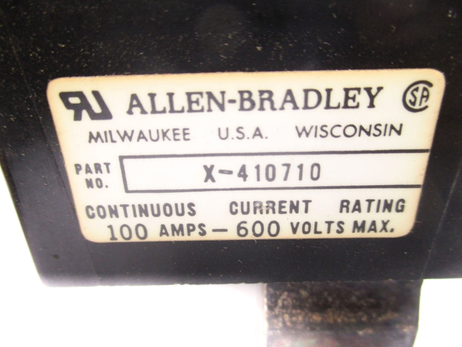 ALLEN BRADLEY 1491-N333 SER. A 250-600V 61-100A (BR/YL) NSMP