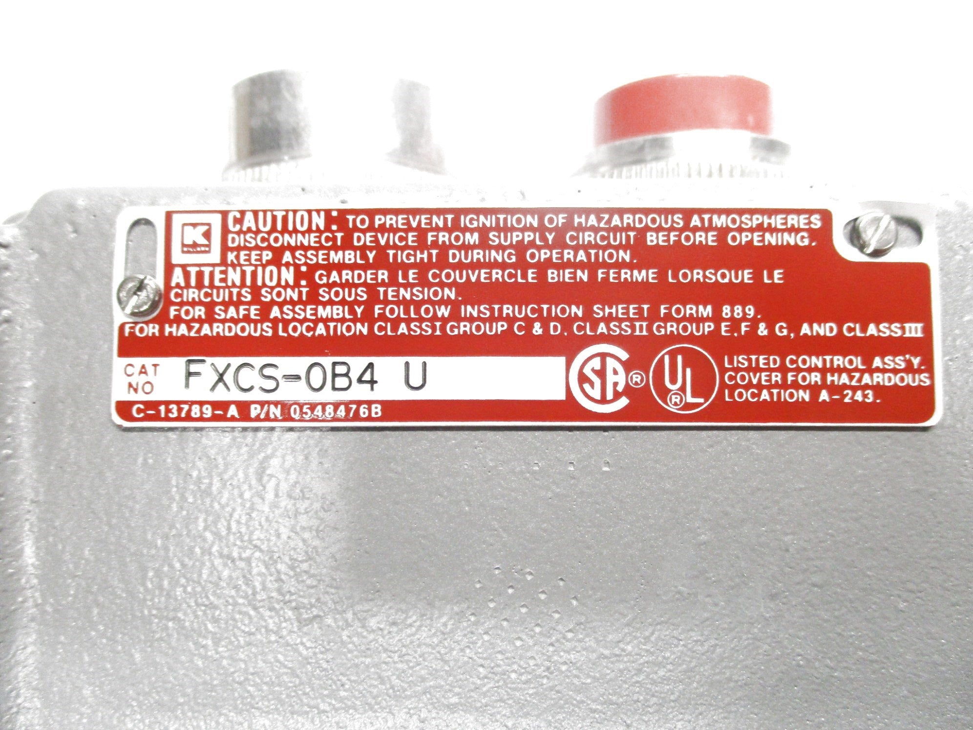 HUBBELL FXCS-0B4-U NSMP