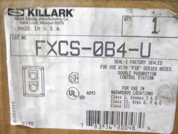 HUBBELL FXCS-0B4-U NSMP