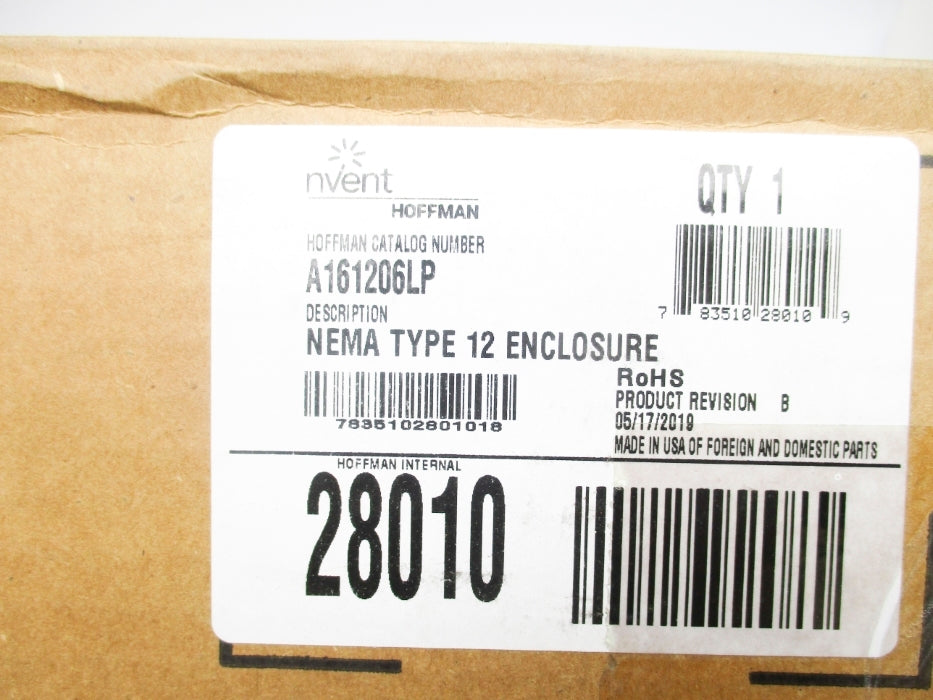 HOFFMAN A161206LP REV. B NSMP
