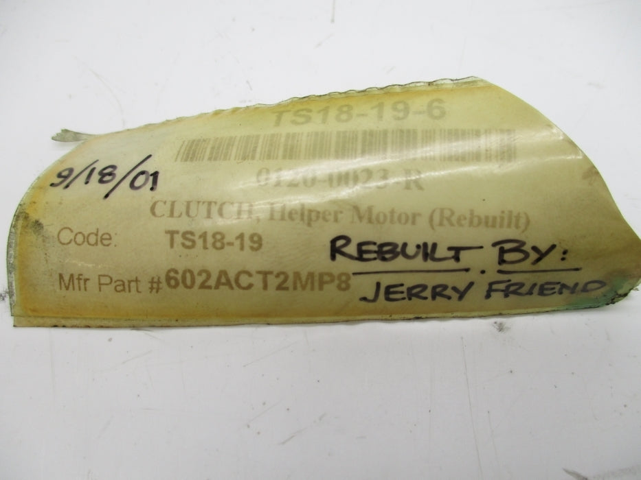CLUTCH 602ACT2MP8 REMAN