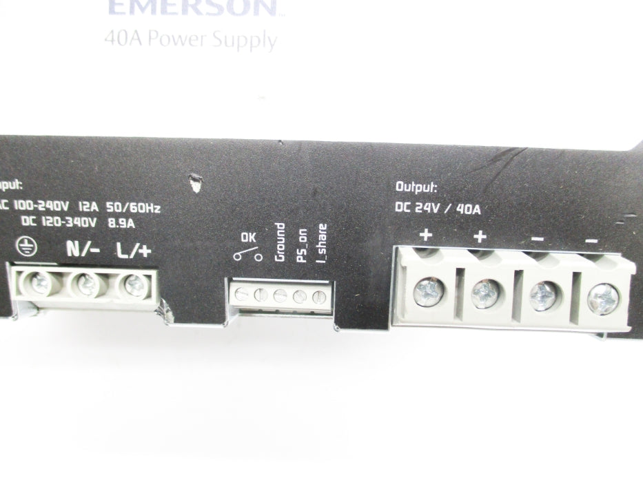 EMERSON SDN40-24-100C 100-240VAC 12A NSNP