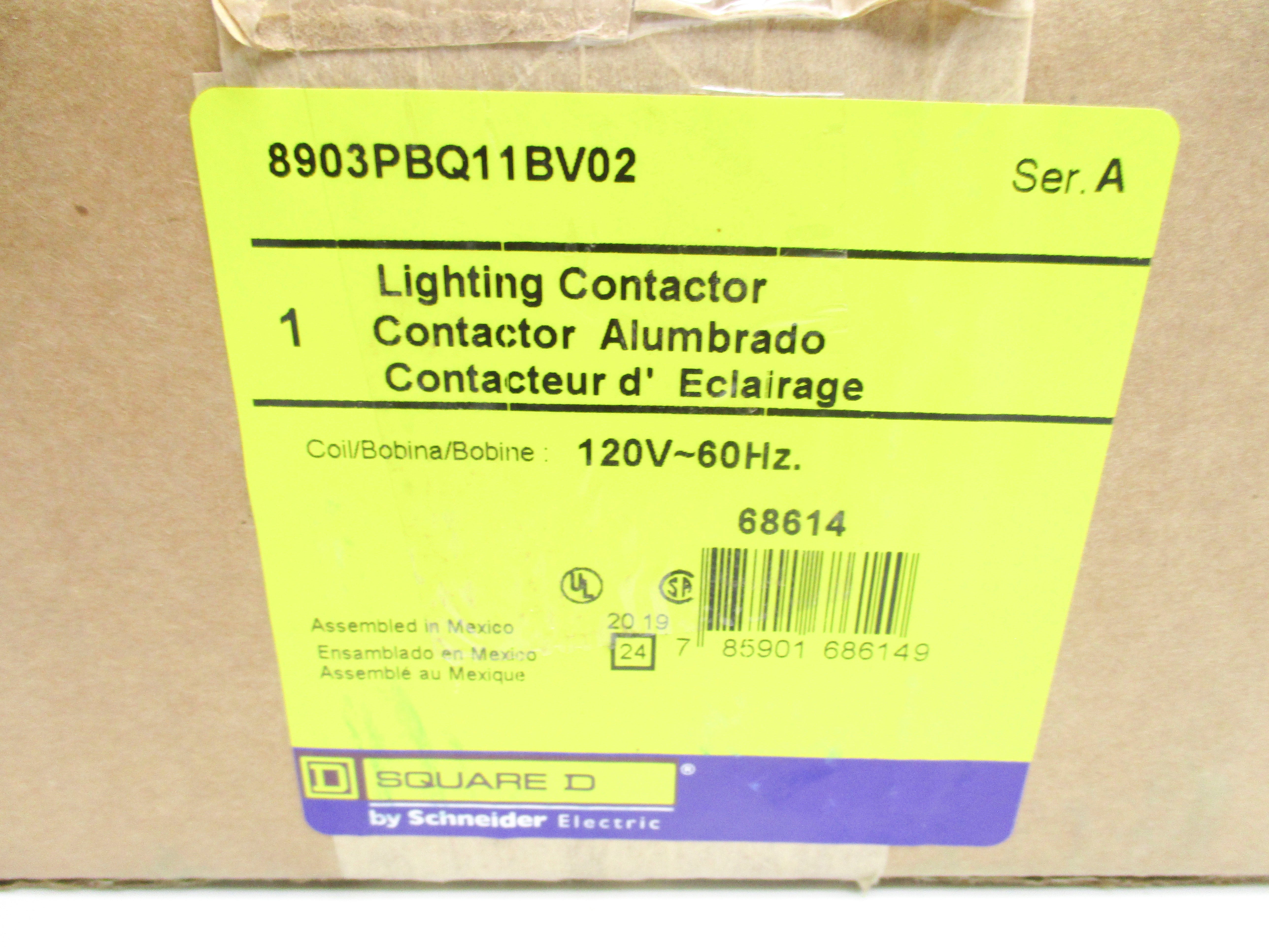 SQUARE D 8903PBQ11BV02 SER. A 120V NSMP