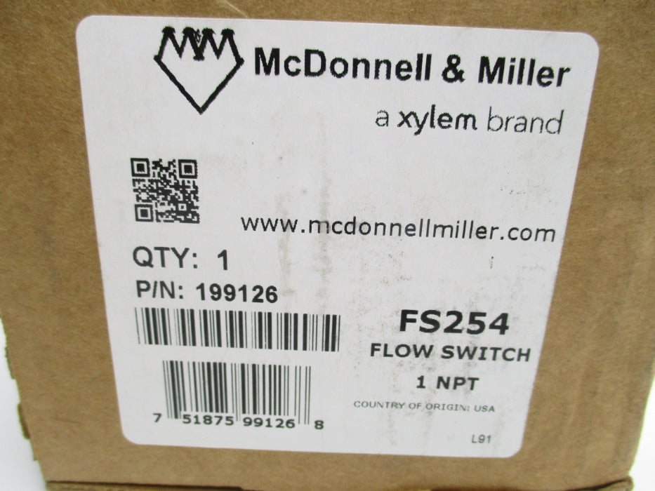 MCDONNELL & MILLER 199126 FS-254 1" REV. 5 NSMP