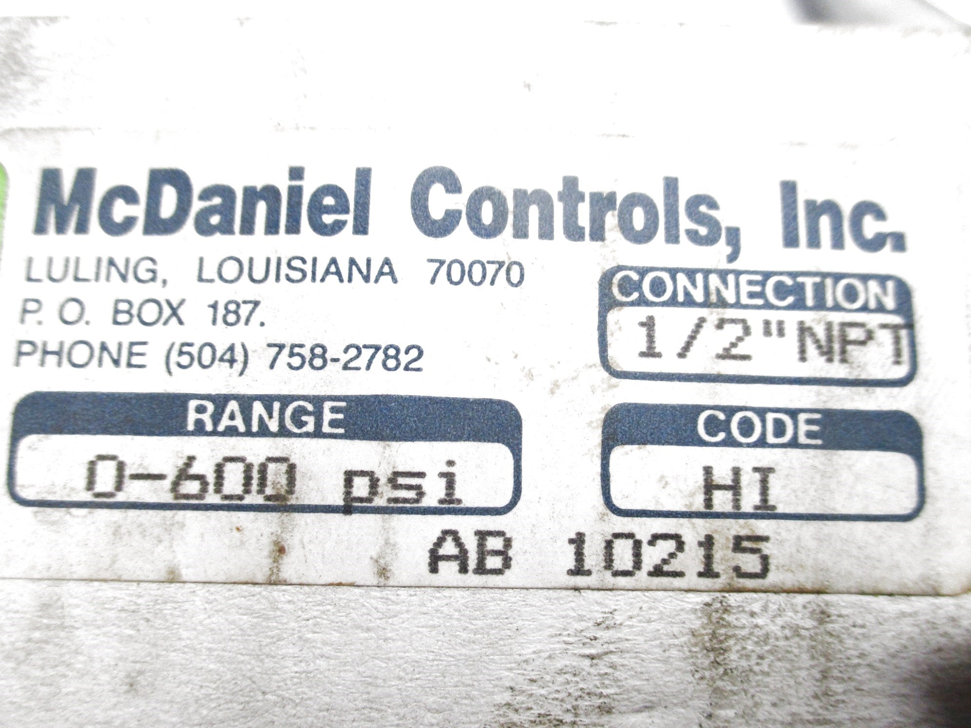 MCDANIELS AB10215 NSMP