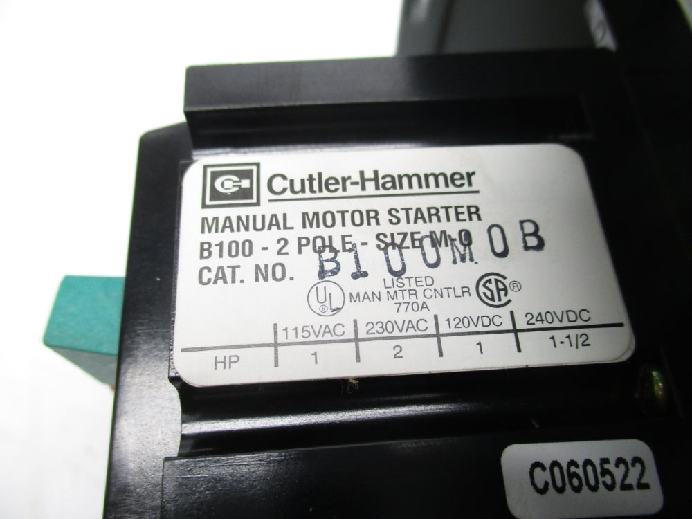 EATON STARTER B100M0B NSMP
