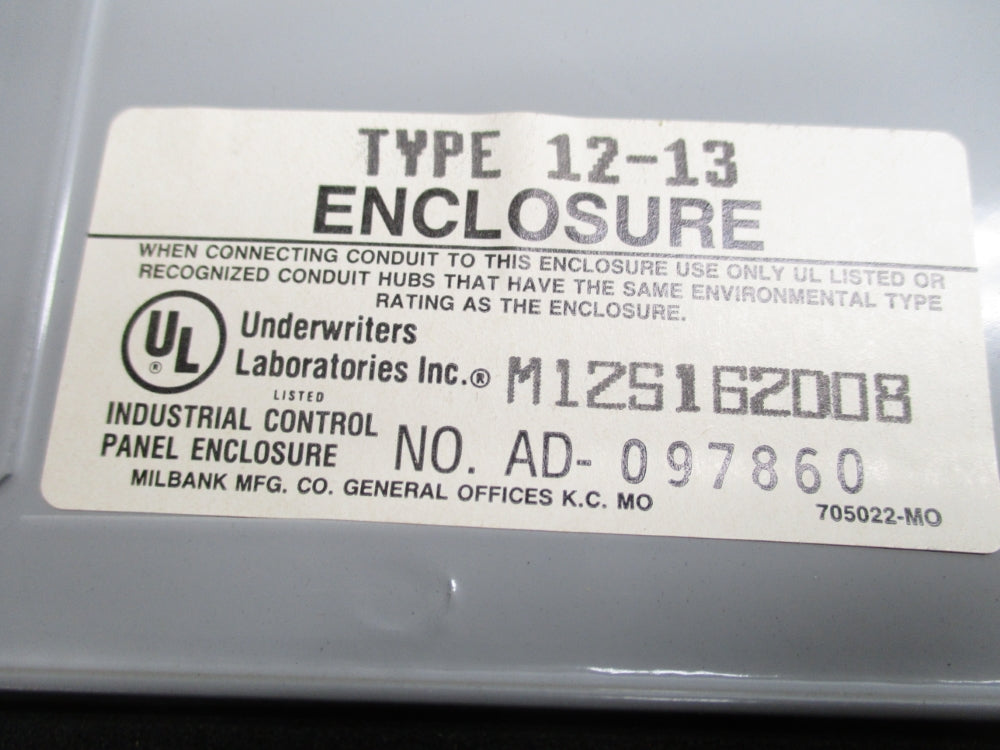 ENCLOSURE M12S162008 NSNP