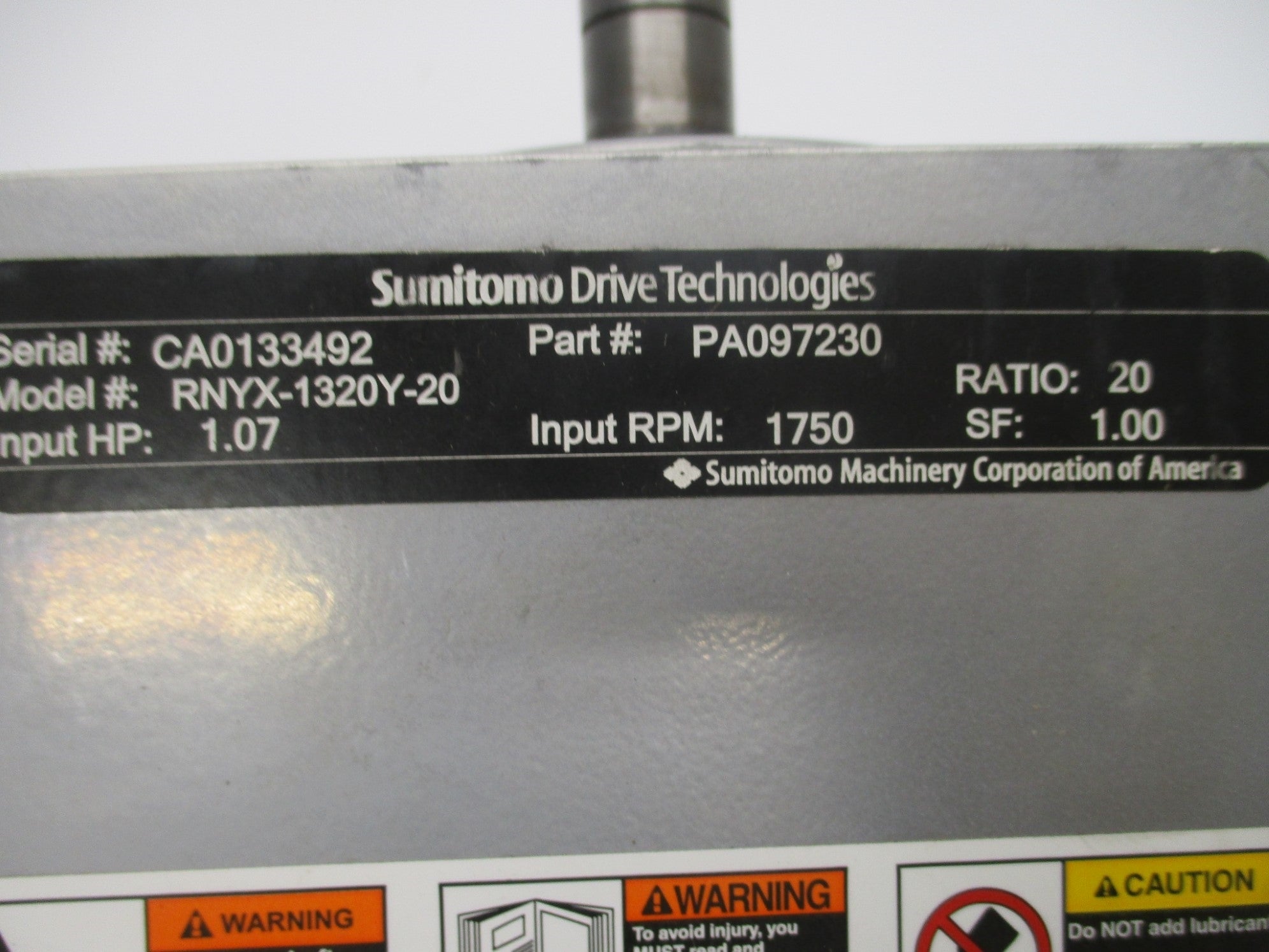 SUMITOMO RNYX-1320Y-20 UNMP