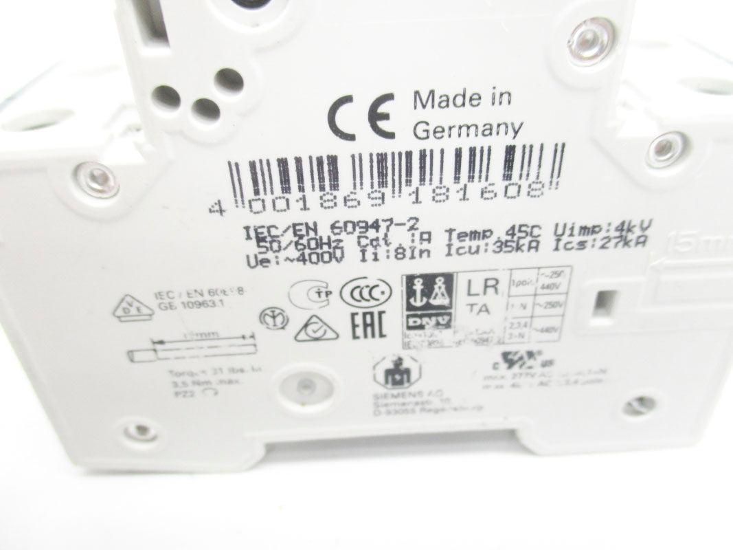 SIEMENS 5SY4202-7 400V 2A NSNP