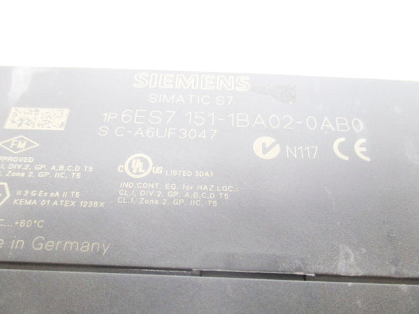 SIEMENS 6ES7151-1BA02-0AB0 NSNP