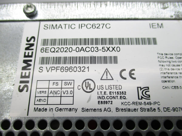 SIEMENS 6EQ2020-0AC03-5XX0 100-240V 2,3A NSNP