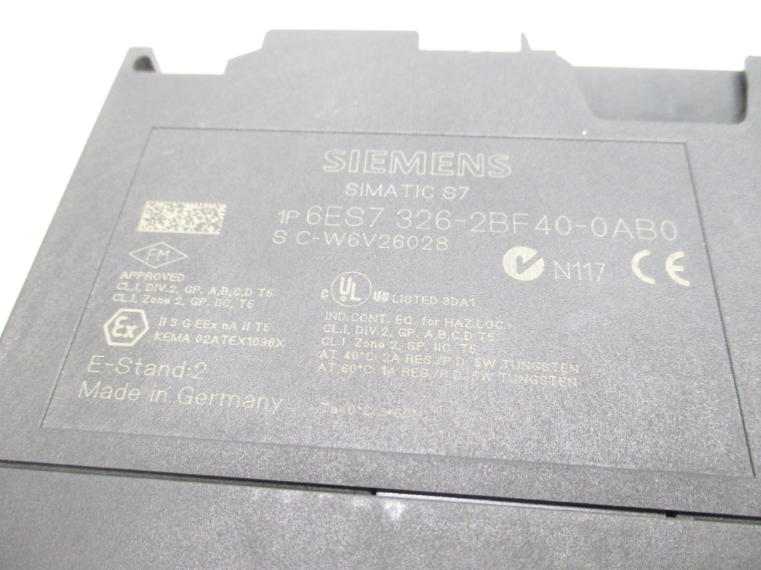 SIEMENS 6ES7326-2BF40-0AB0 UNMP