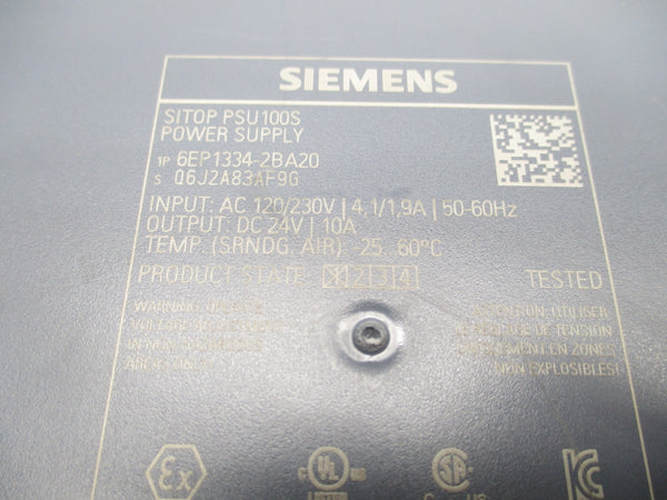 SIEMENS 6EP1334-2BA20 230VAC 10A  NSNP