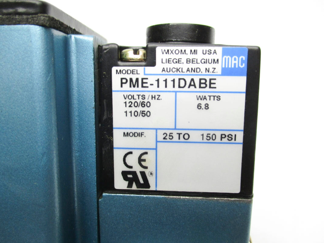 MAC 6211C-122-PM-111DA 120V 150PSI NSMP
