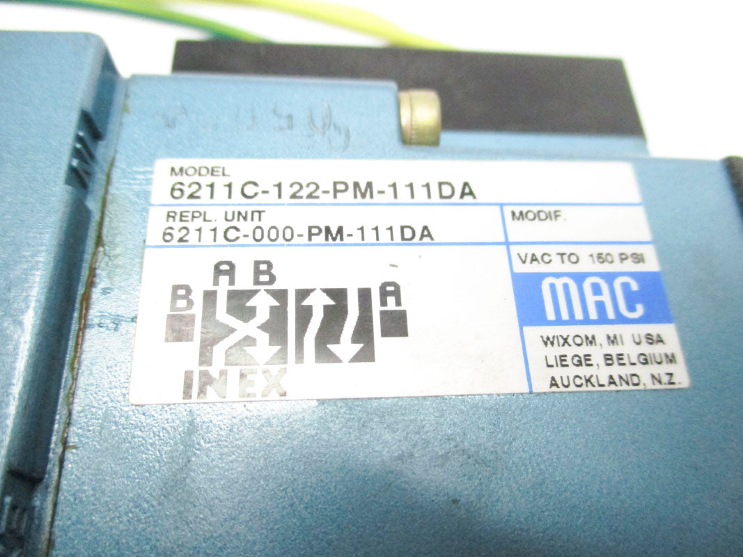 MAC 6211C-122-PM-111DA 120V 150PSI NSMP