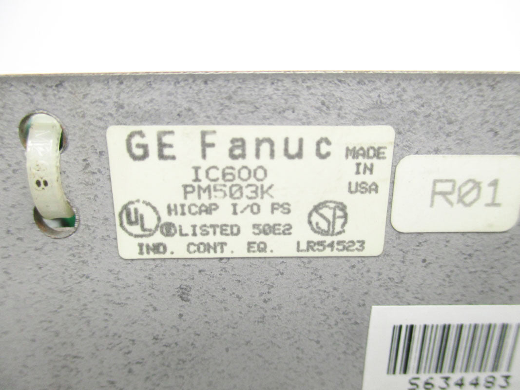 GE FANUC IC600PM503K 115-230V 1.5-.75A UNMP