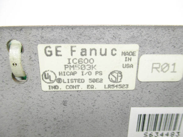 GE FANUC IC600PM503K 115-230V 1.5-.75A UNMP