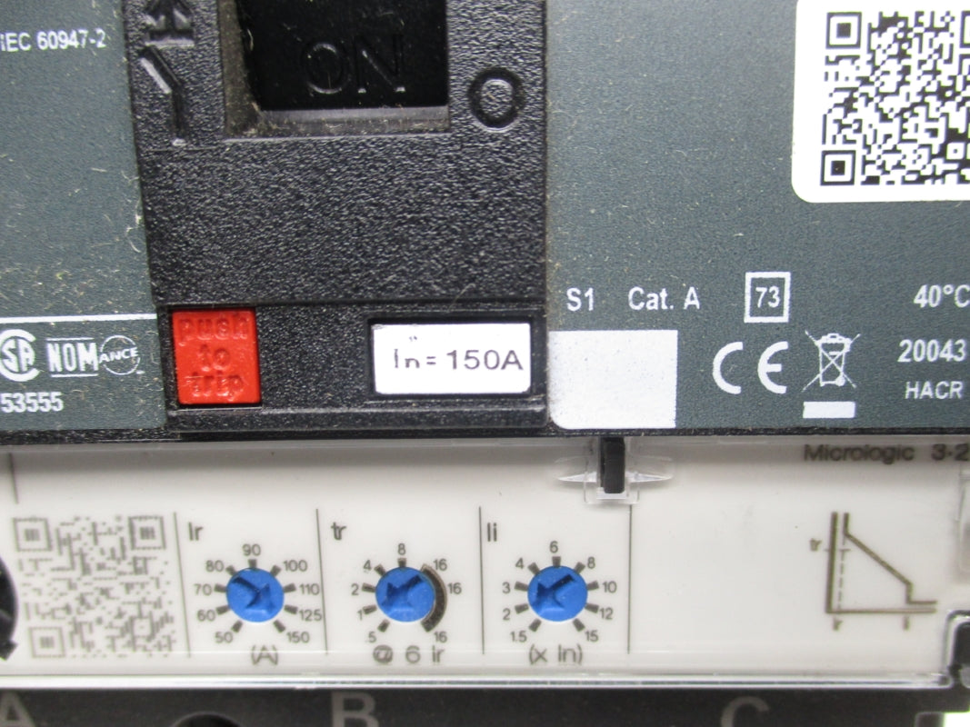 SQUARE D HDA36150U31X 600V 150A NSNP