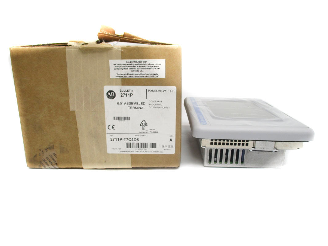 ALLEN BRADLEY 2711P-T7C4D8 SER. A 24VDC NSMP