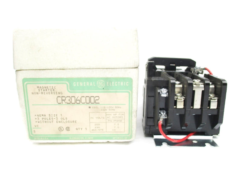 GENERAL ELECTRIC CR306C002 110/115-120V 27A NSMP