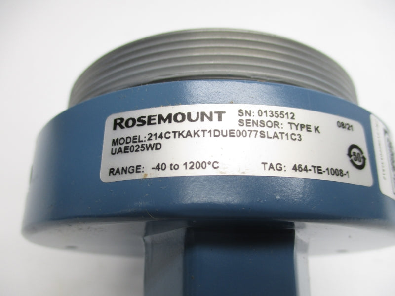 ROSEMOUNT 214CTKAKT1DUE0077SLAT1C3UAE025WD -40-1200C NSMP