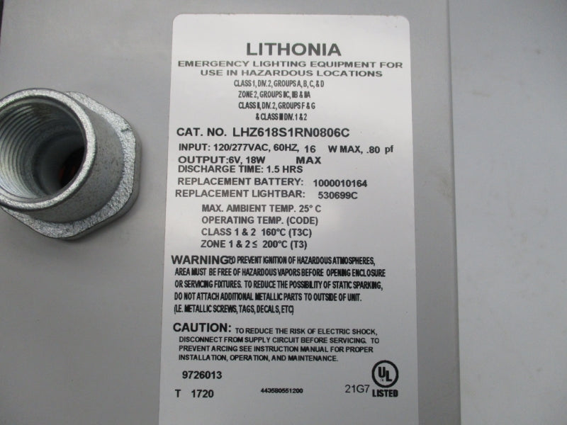 LITHONIA LHZ618S1RN0806C 120/277V NSMP