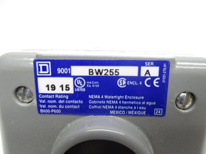 SQUARE D 9001BW255 SER. A NSMP