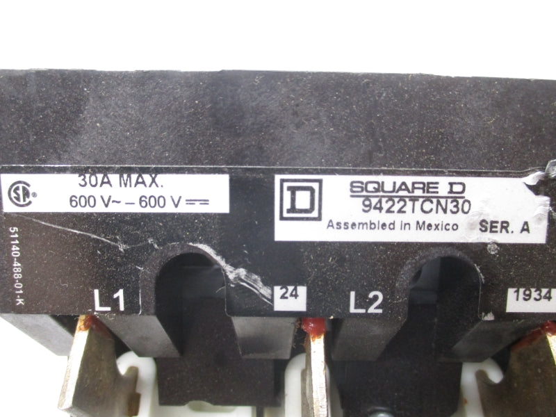 SQUARE D 9422TCN30 SER. A 600V 30A NSNP
