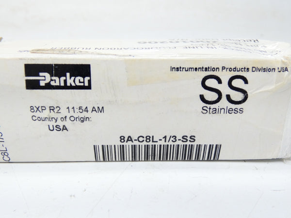 PARKER 8A-C8L-1/3-SS NSMP