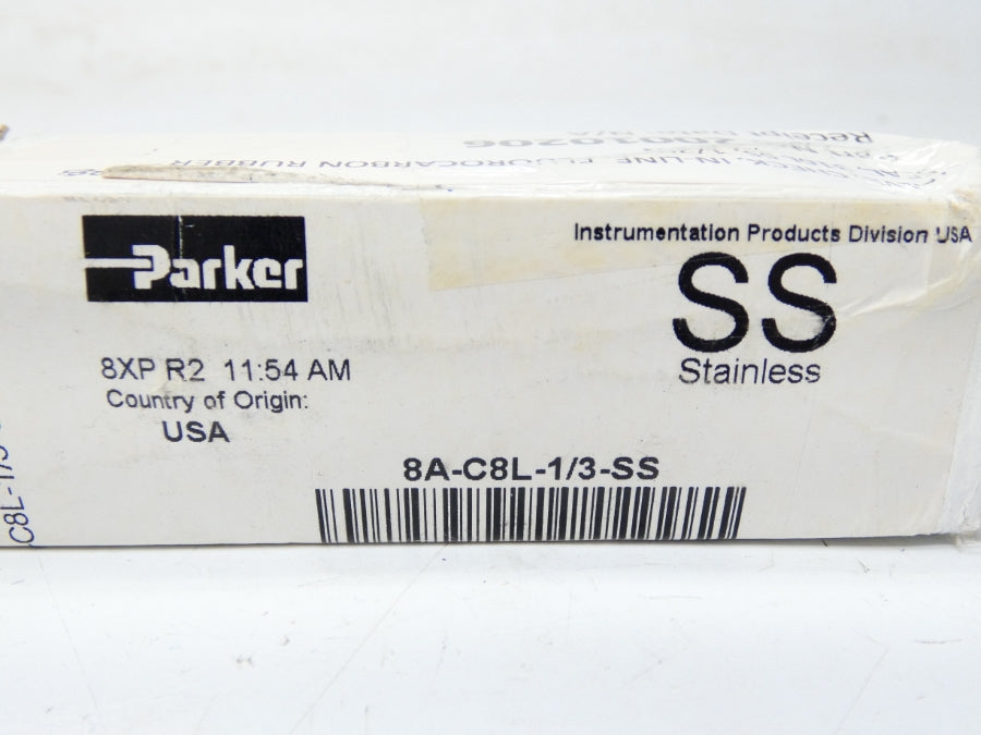 PARKER 8A-C8L-1/3-SS NSMP