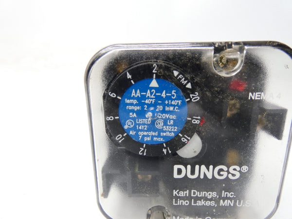 DUNGS 217-092A AA-A2-4-5 120VAC 5A NSMP