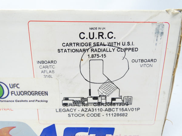 AESSEAL 11128682 AZA3110-ABCT15AV01P 1.875-15 NSMP