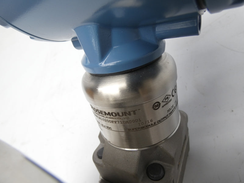 ROSEMOUNT 3051SAL2CD2AA1A1020DFF71DA001 10.5-42.4VDC 275PSI NSMP
