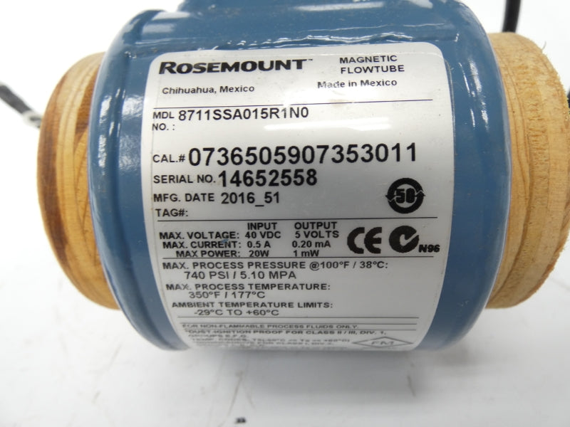 ROSEMOUNT 8711SSA015R1N0 40VDC 0.5A 740PSI NSMP