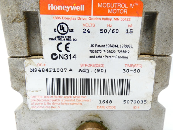 HONEYWELL M9484F1007 24V UNMP