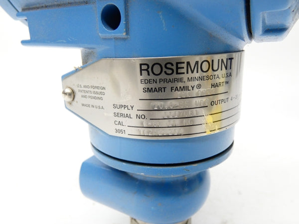 ROSEMOUNT 3051TG2A2B21A 10.5-55VDC 150PSI UNMP