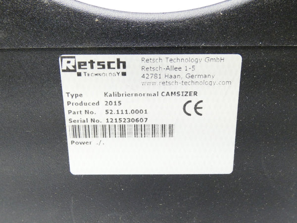 RETSCH TECHNOLOGY 52.111.0001 NSMP