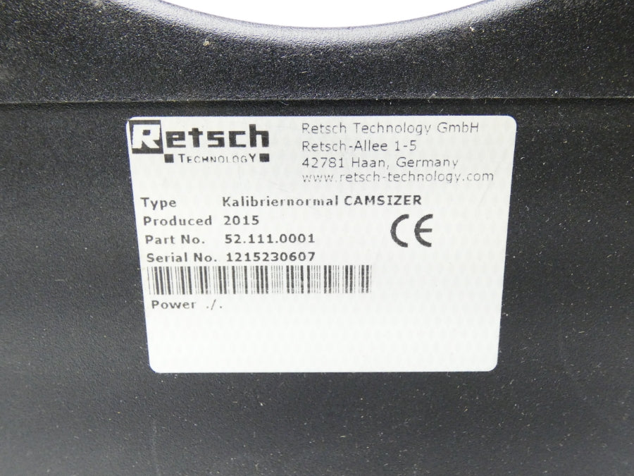 RETSCH TECHNOLOGY 52.111.0001 NSMP